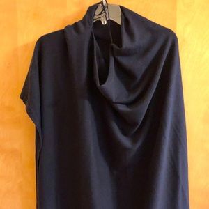 Navy Crown  & Ivy one size fits all cape/poncho